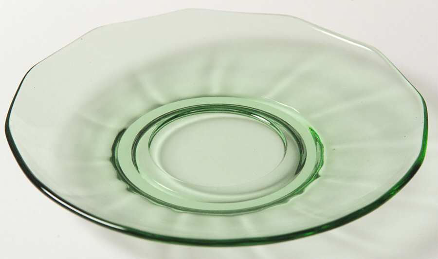 Fairfax Green (line 2375) Saucer for Demitasse Cuo & Saucer Set by Fostoria-1