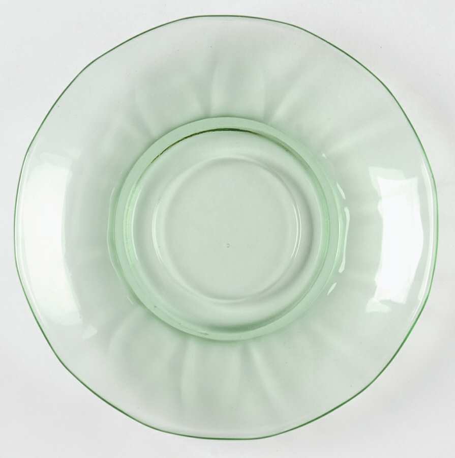 Fairfax Green (line 2375) Saucer Only by Fostoria-1