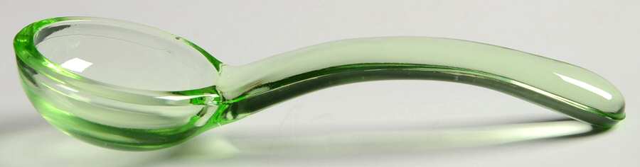 Fairfax Green (line 2375) Mayonnaise Ladle by Fostoria-1