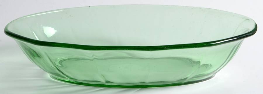 Fairfax Green (line 2375) 9" Oval Baker by Fostoria-1