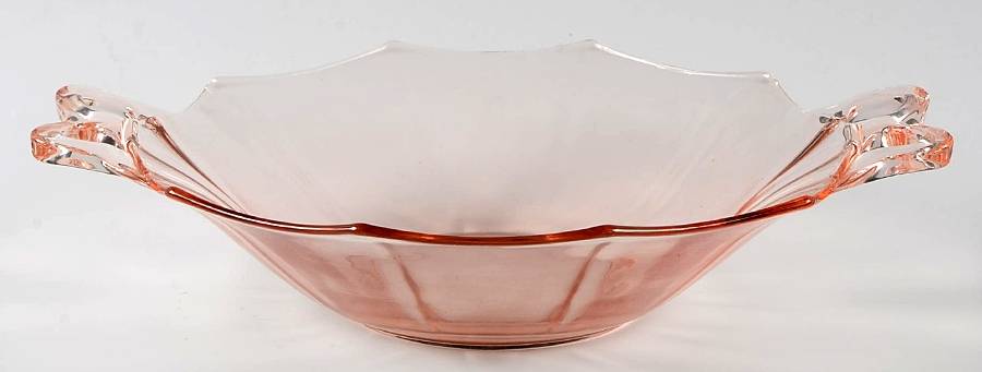 Fairfax Pink (Rose, Line 2375) Large Dessert Bowl by Fostoria-1