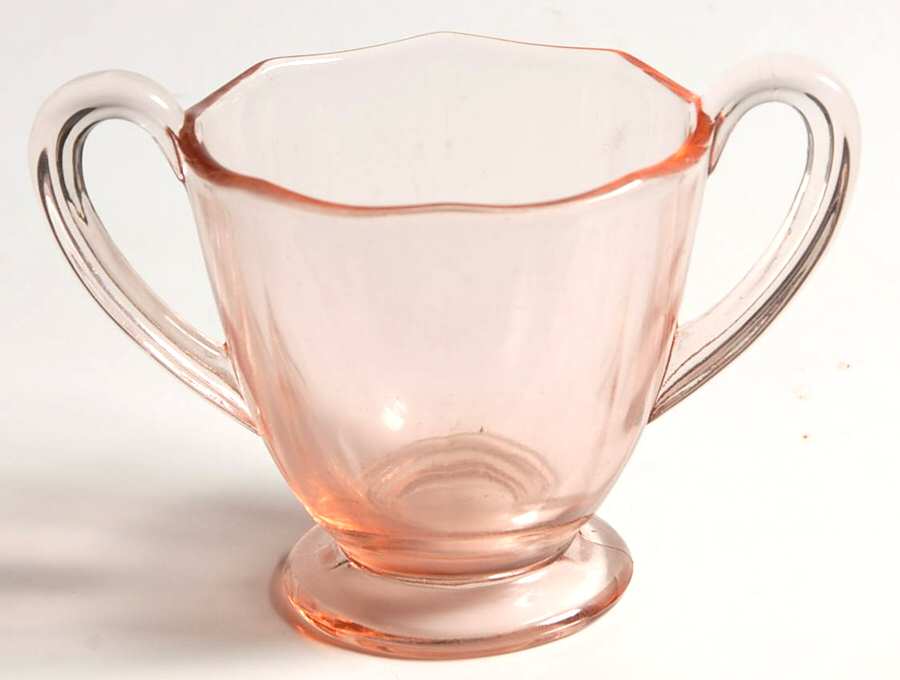 Fairfax Pink (Rose, Line 2375) Mini Open Sugar by Fostoria-1