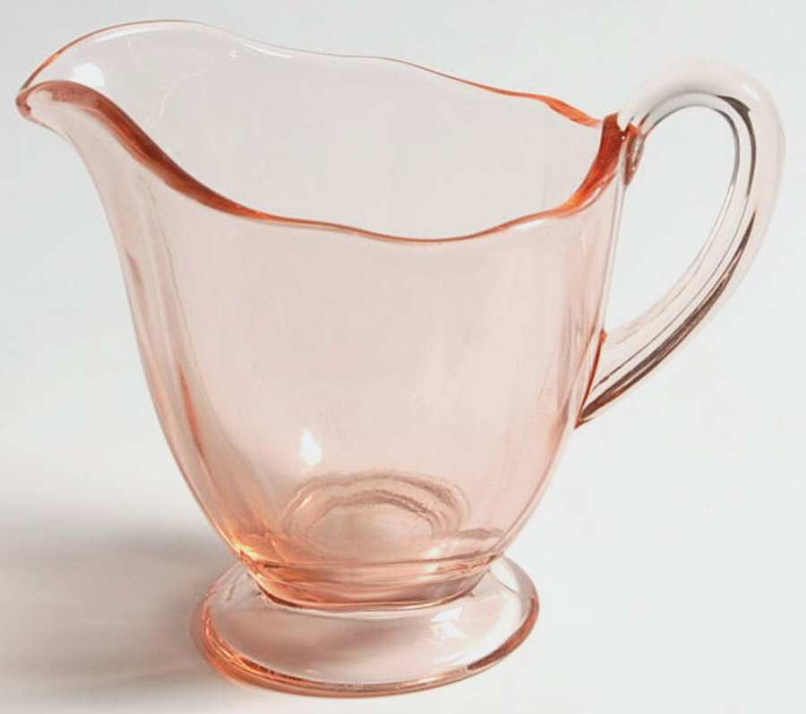 Fairfax Pink (Rose, Line 2375) Mini Creamer by Fostoria-1