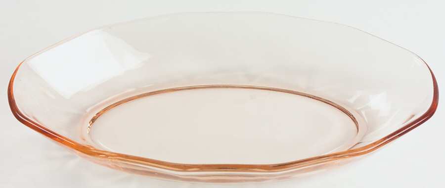 Fairfax Pink (Rose, Line 2375) 8" Pickle Dish by Fostoria-1