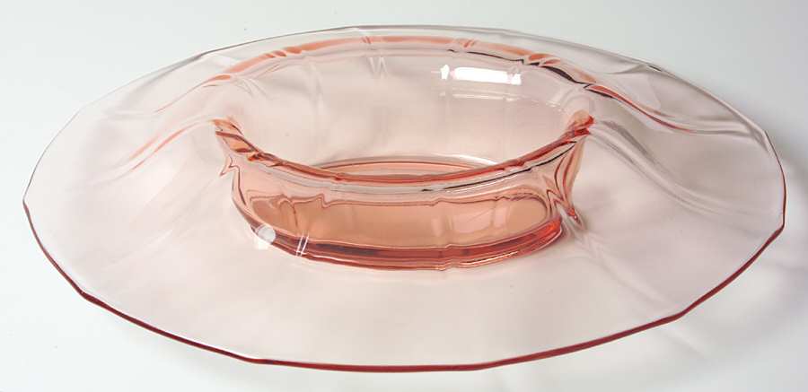 Fairfax Pink (Rose, Line 2375) 13" Oval Centerpiece by Fostoria-1