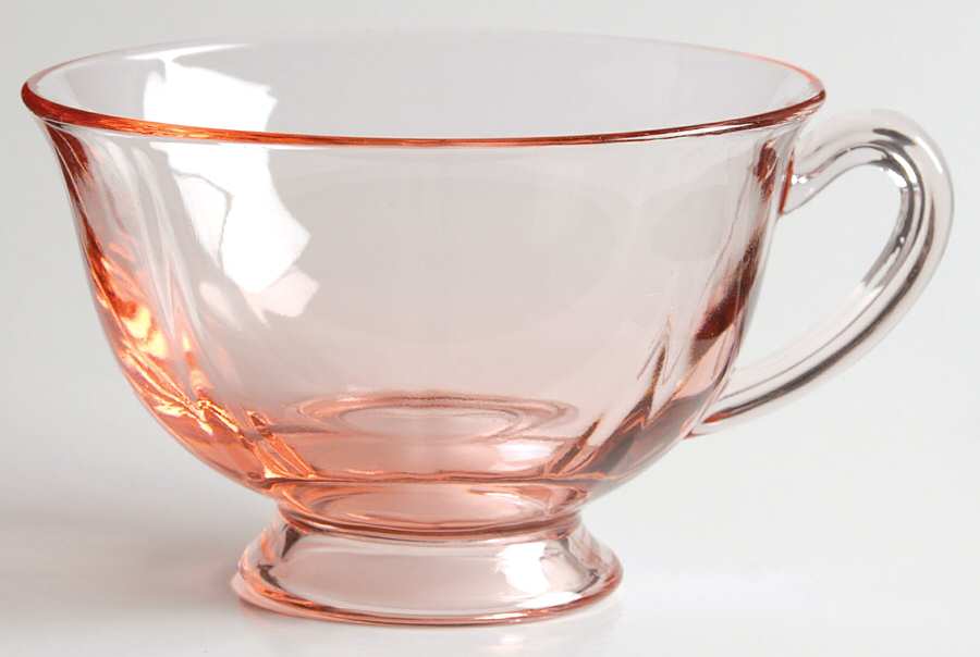 Fairfax Pink (Rose, Line 2375) Footed Cup by Fostoria-1