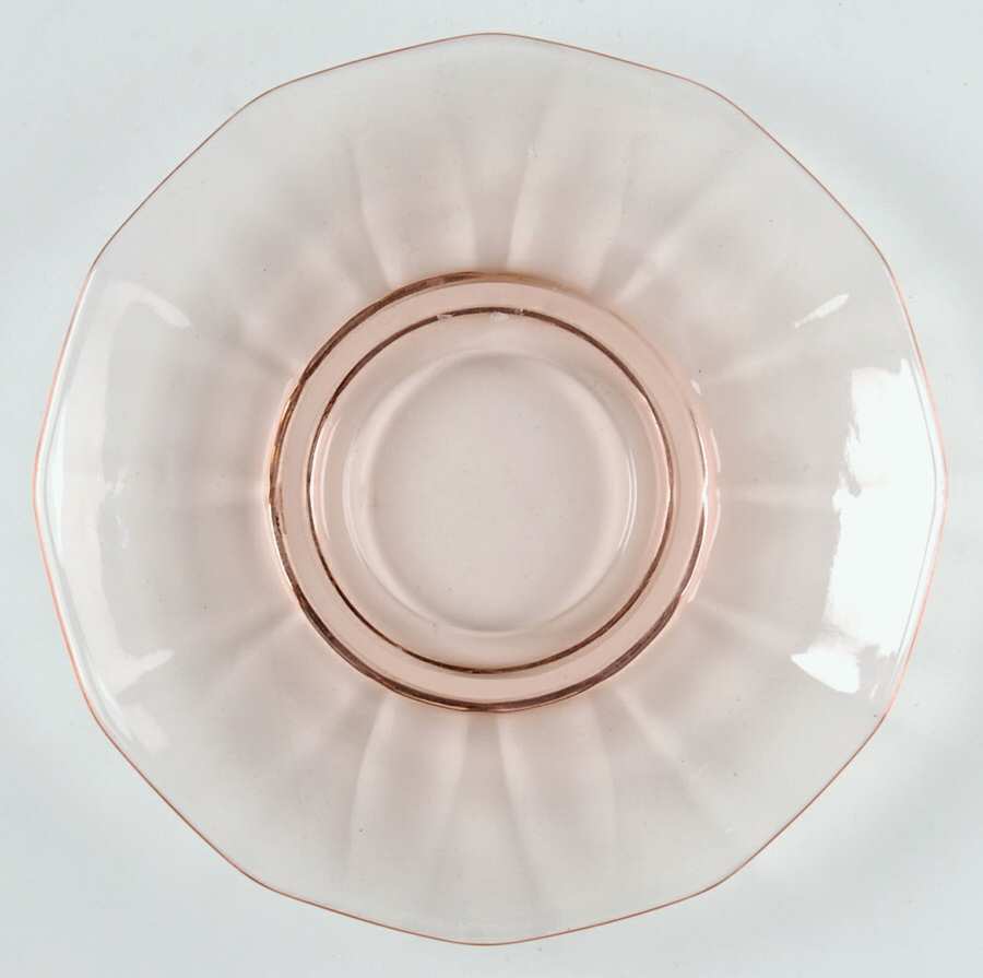 Fairfax Pink (Rose, Line 2375) Saucer for Demitasse Cuo & Saucer Set by Fostoria-1