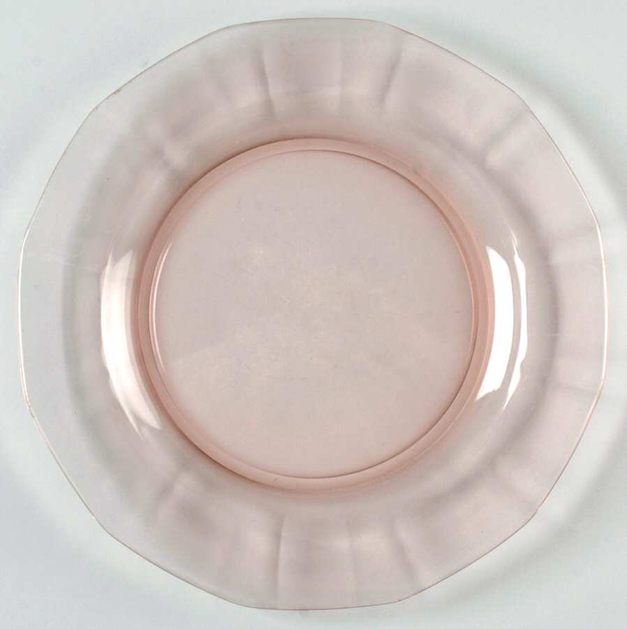 Fairfax Pink (Rose, Line 2375) Luncheon Plate by Fostoria-1