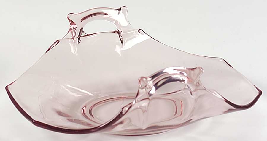 Fairfax Orchid (Purple, Line 2375)) Bon Bon with Square Handles by Fostoria-1