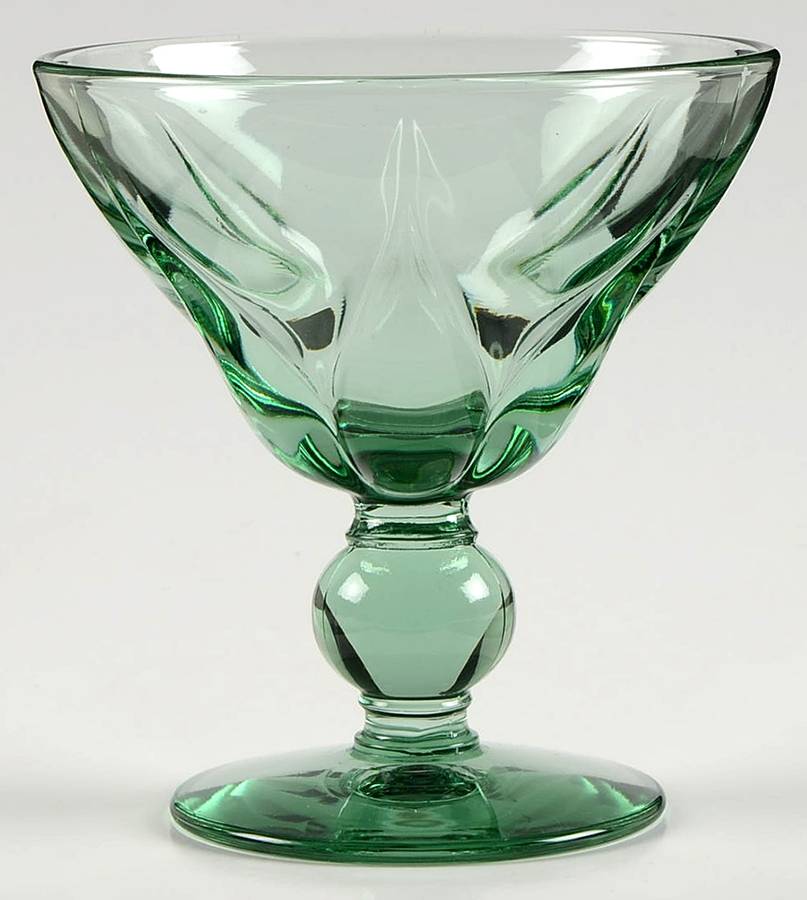 Fairmont Green Champagne/Tall Sherbet by Fostoria-1
