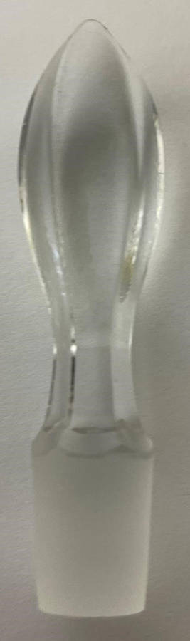 Fairfax Topaz (Yellow, Line 2375) Stopper for Oil Cruet by Fostoria-1