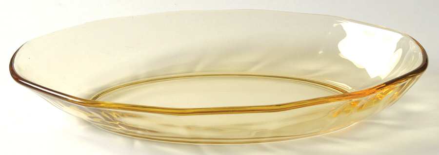Fairfax Topaz (Yellow, Line 2375) 8" Pickle Dish by Fostoria-1