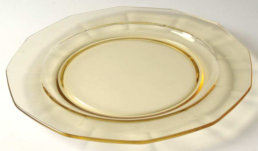 Fairfax Topaz (Yellow, Line 2375) Dinner Plate by Fostoria-1