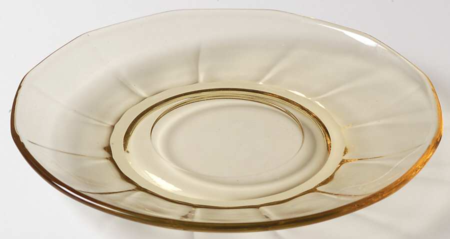 Fairfax Topaz (Yellow, Line 2375) Saucer Only by Fostoria-1