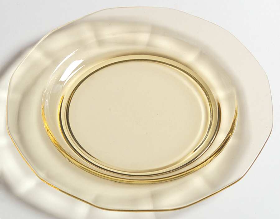 Fairfax Topaz (Yellow, Line 2375) Bread & Butter Plate by Fostoria-1
