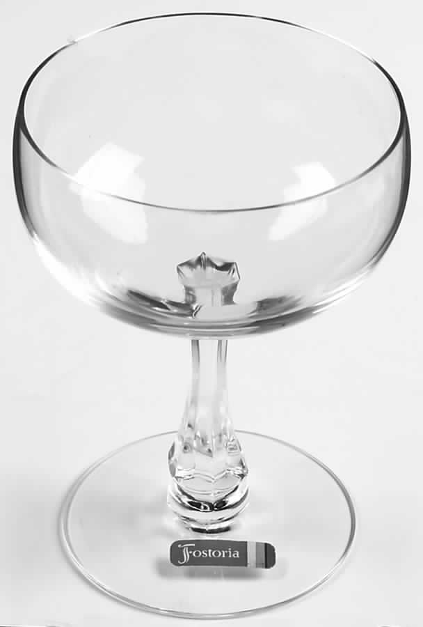 Fascination Clear Champagne/Tall Sherbet by Fostoria-1