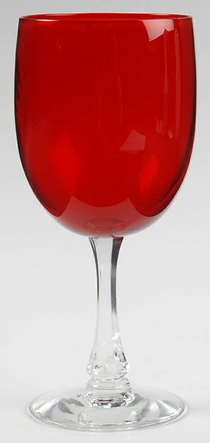 Fascination Ruby Water Goblet by Fostoria-1