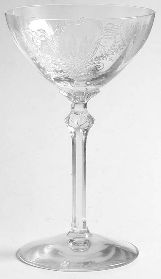 Fern (Stem #5098, Clear Base) Liquor Cocktail by Fostoria-1