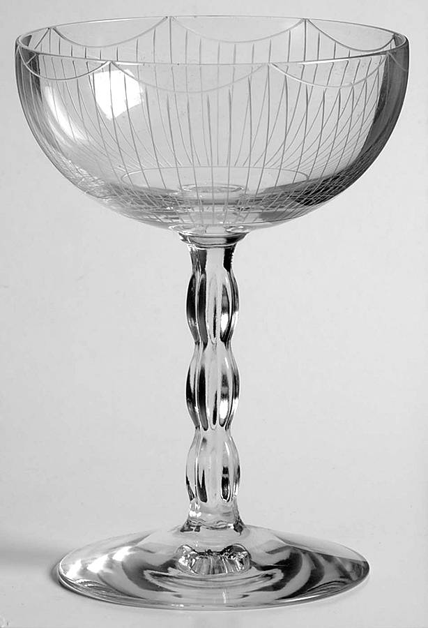 Festoon Champagne/Tall Sherbet by Fostoria-1