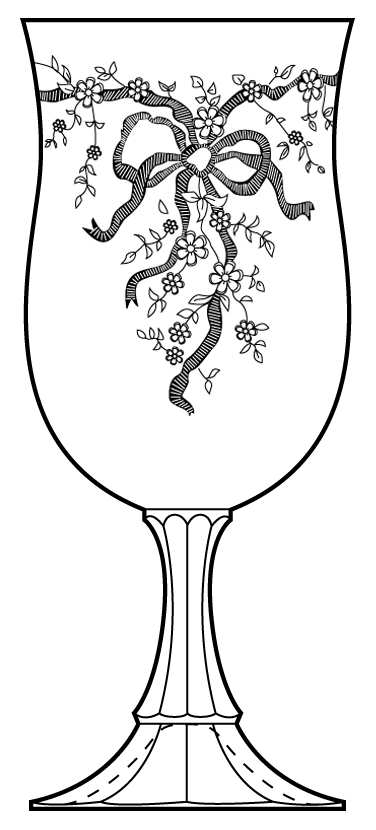 Festival (Etched) Water Goblet by Fostoria-1