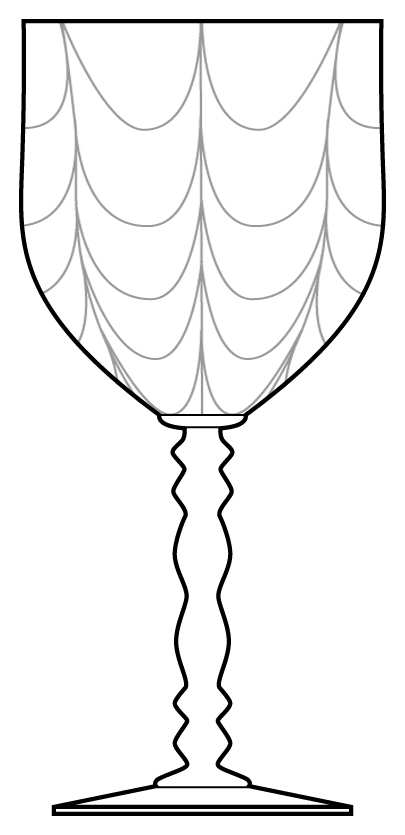 Festive Water Goblet by Fostoria-1