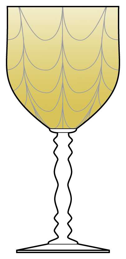 Festive Yellow Water Goblet by Fostoria-1