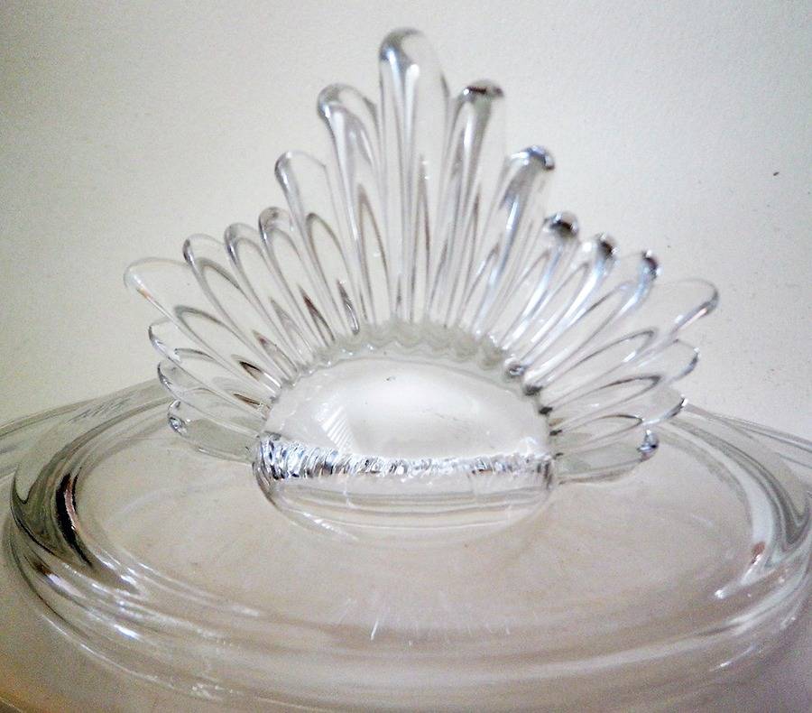 Flame Clear Lid for Candy Dish by Fostoria-1