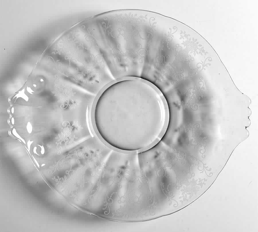 Florentine Clear (Stem 6005, Etch 311) Lemon Plate by Fostoria-1