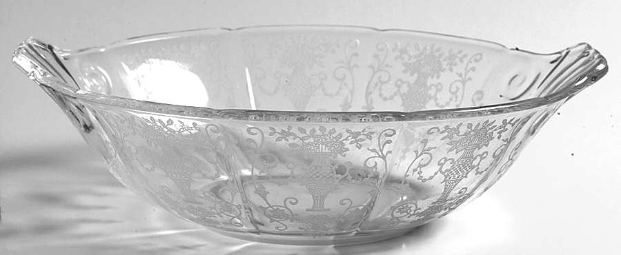 Florentine Clear (Stem 6005, Etch 311) Handled Sweet Meat by Fostoria-1