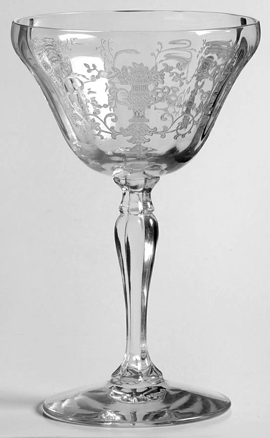 Florentine Clear (Stem 6005, Etch 311) Liquor Cocktail by Fostoria-1