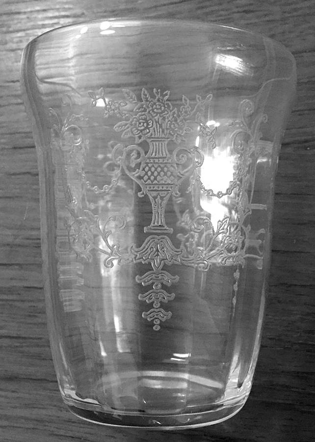 Florentine Clear (Stem 6005, Etch 311) 9 Oz Flat Tumbler by Fostoria-1
