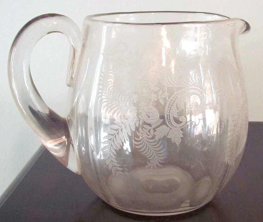 Florid Pitcher by Fostoria-1