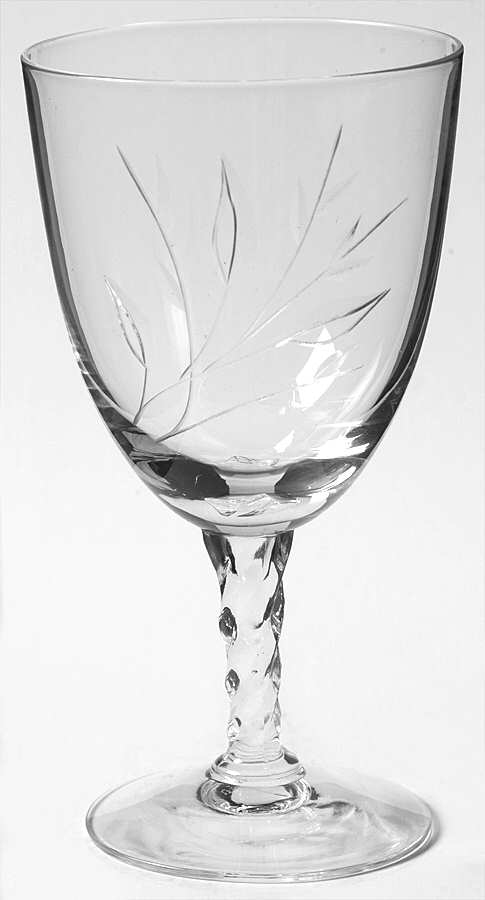 Flower Song Wine Glass by Fostoria-1