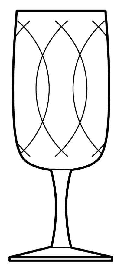 Forever (Stem #6103, Cut #904) Water Goblet by Fostoria-1