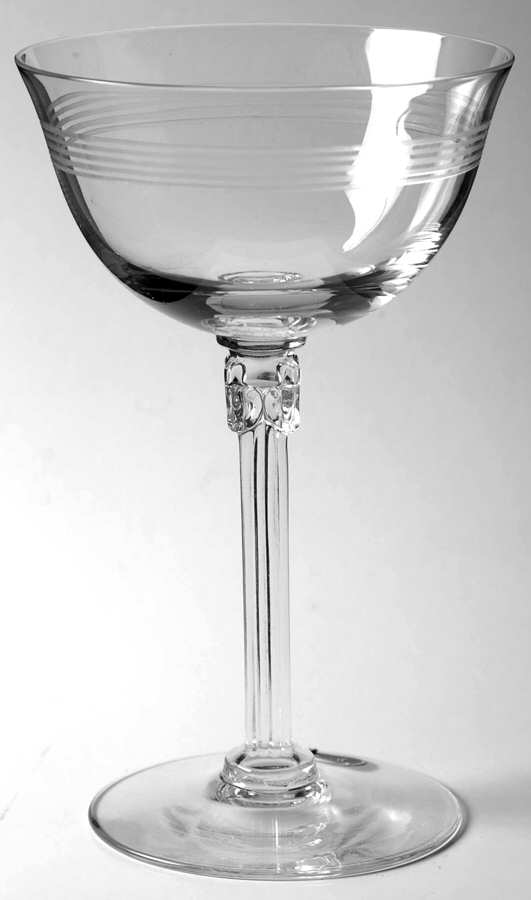 Formality Cut Champagne/Tall Sherbet by Fostoria-1