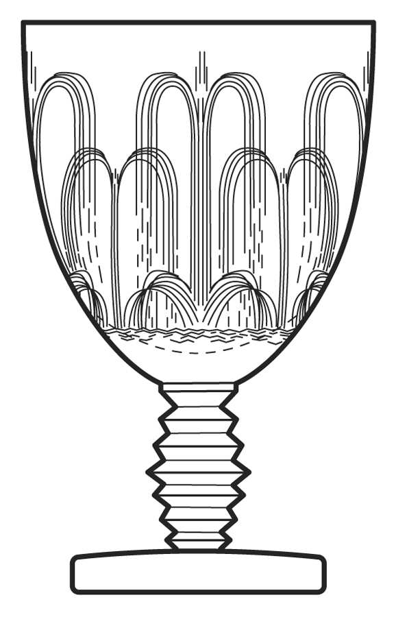 Fountain Water Goblet by Fostoria-1