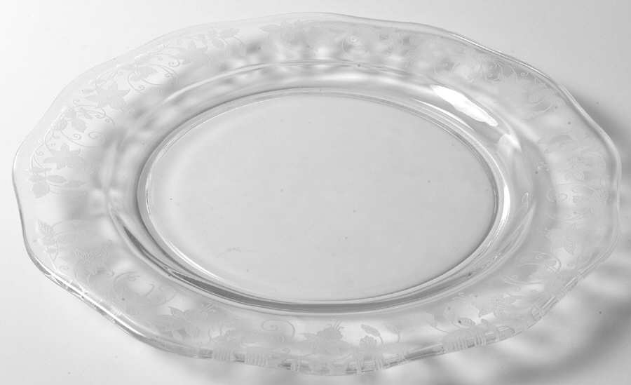 Fuchsia Clear Dinner Plate by Fostoria-1