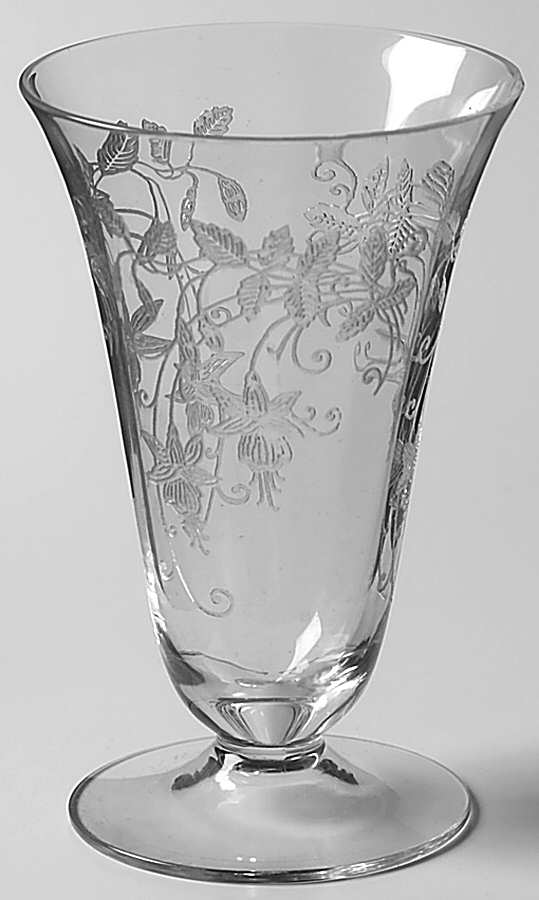 Fuchsia Clear Juice Glass by Fostoria-1