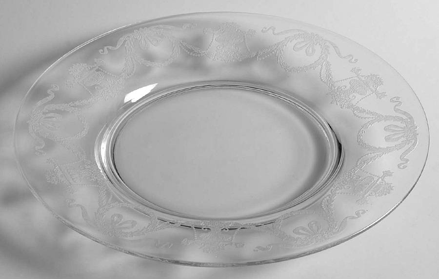 Garland (Etch 237, Stem 880) Luncheon Plate by Fostoria-1