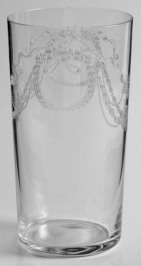 Garland (Etch 237, Stem 880) 12 Oz Flat Tumbler by Fostoria-1