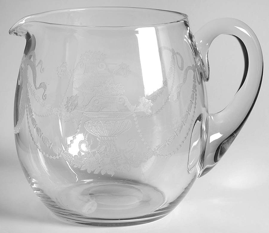 Garland (Etch 237, Stem 880) 64 Oz Pitcher by Fostoria-1