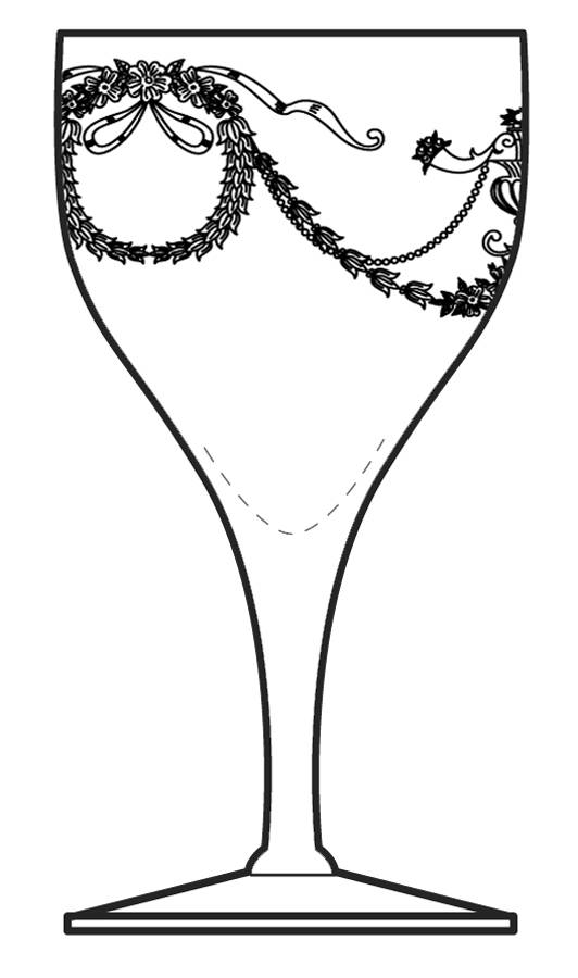 Garland (Etch 237, Stem 880) Water Goblet by Fostoria-1