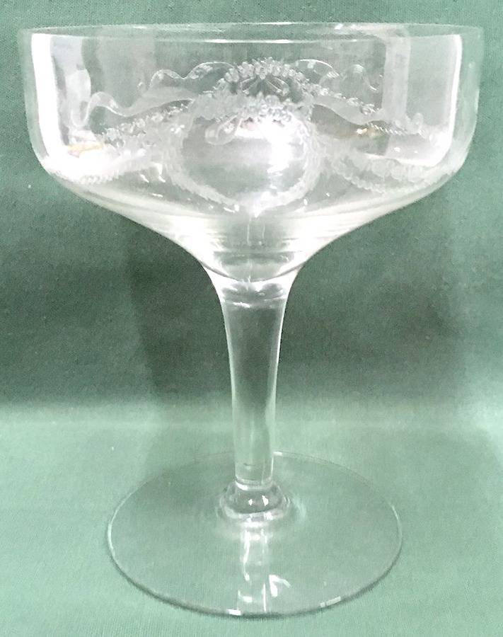 Garland (Etch 237, Stem 880) Champagne/Tall Sherbet by Fostoria-1