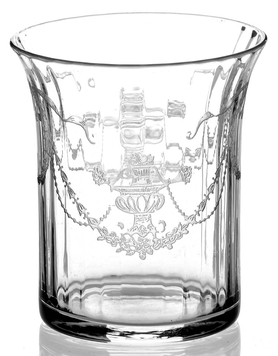 Garland (Etch 237, Optic, Stem 766) Juice Glass by Fostoria-1