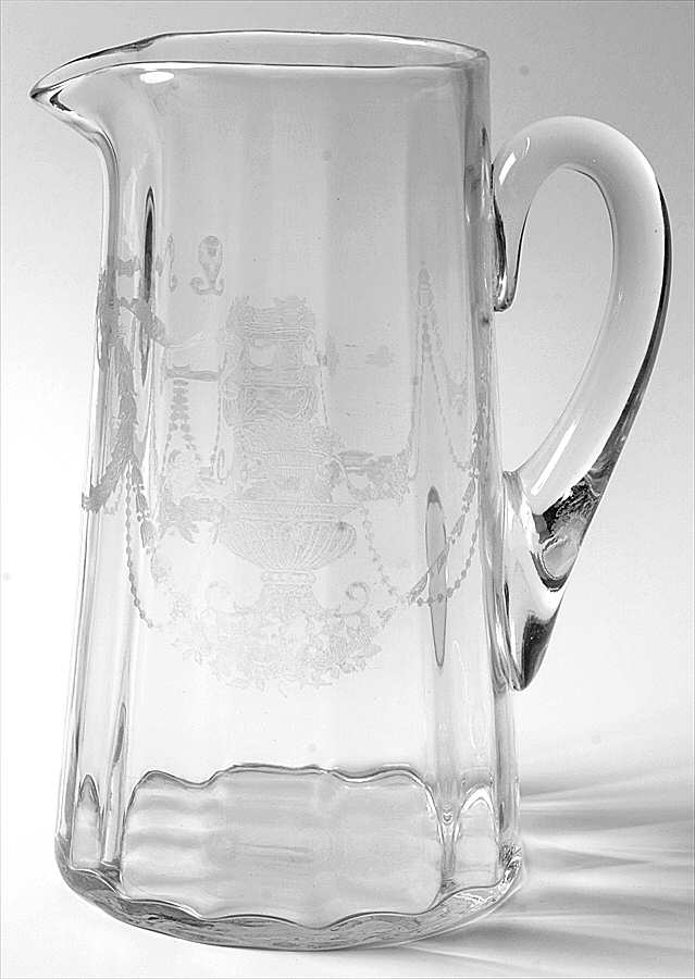 Garland (Etch 237, Optic, Stem 766) Jug by Fostoria-1