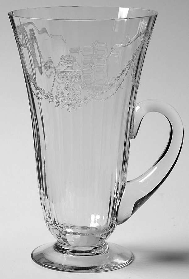 Garland (Etch 237, Optic, Stem 766) Handled Footed Ice Tea by Fostoria-1