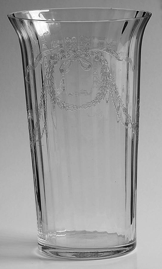 Garland (Etch 237, Optic, Stem 766) 10 Oz Flat Tumbler by Fostoria-1