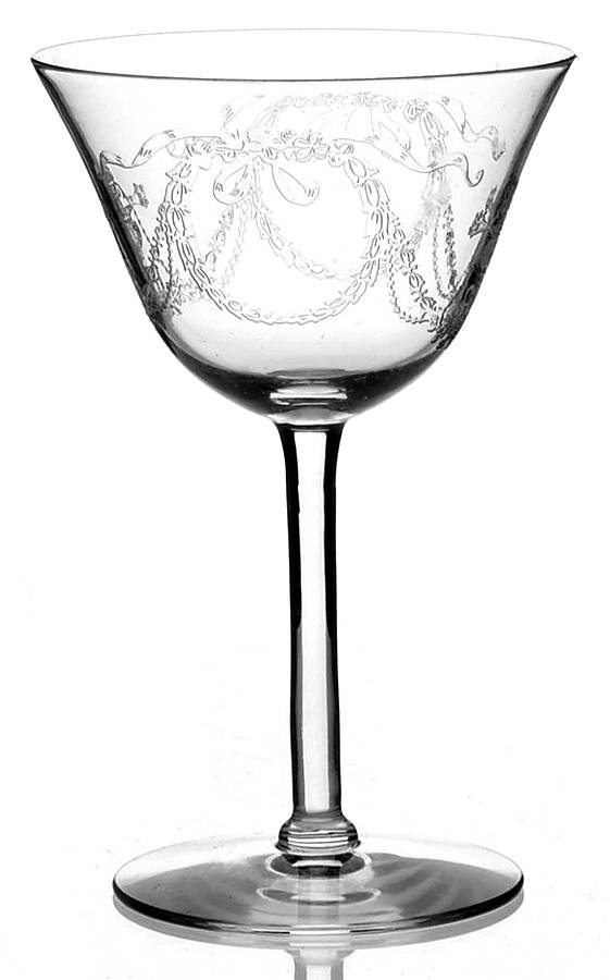 Garland (Etch 237, Non Optic, Stem 766) Liquor Cocktail by Fostoria-1