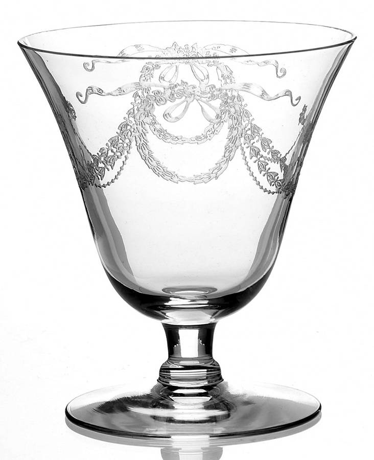 Garland (Etch 237, Non Optic, Stem 766) Oyster or Fruit Cocktail by Fostoria-1