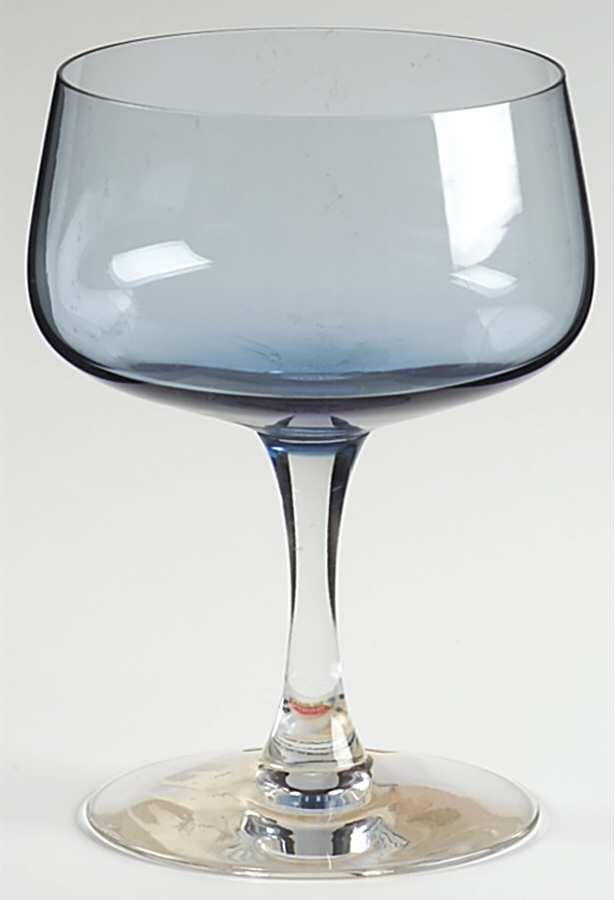 Glamour Blue Champagne/Tall Sherbet by Fostoria-1